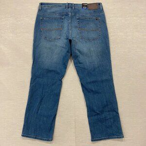 Buffalo David Bitton Jack Jeans Mens 36 x 30 Slim Fit Straight Medium Wash Denim